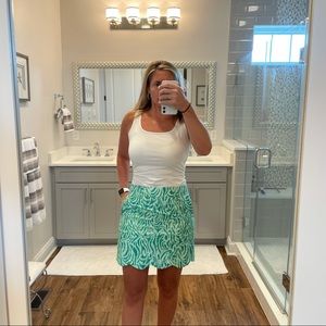 Vineyard Vines Scallop Skort Green 8